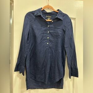 Lilly Pulitzer Blue Blouse